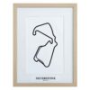 Formule 1 Circuit Silverstone 3D Print - Hout | Formula 1