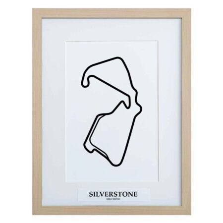Formule 1 Circuit Silverstone 3D Print - Hout | Formula 1