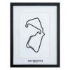 Formule 1 Circuit Silverstone 3D Print - Zwart | Formula 1