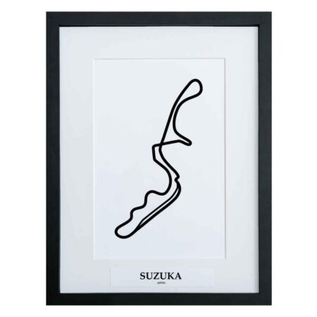 Formule 1 Circuit Suzuka 3D Print - Zwart | Formula 1