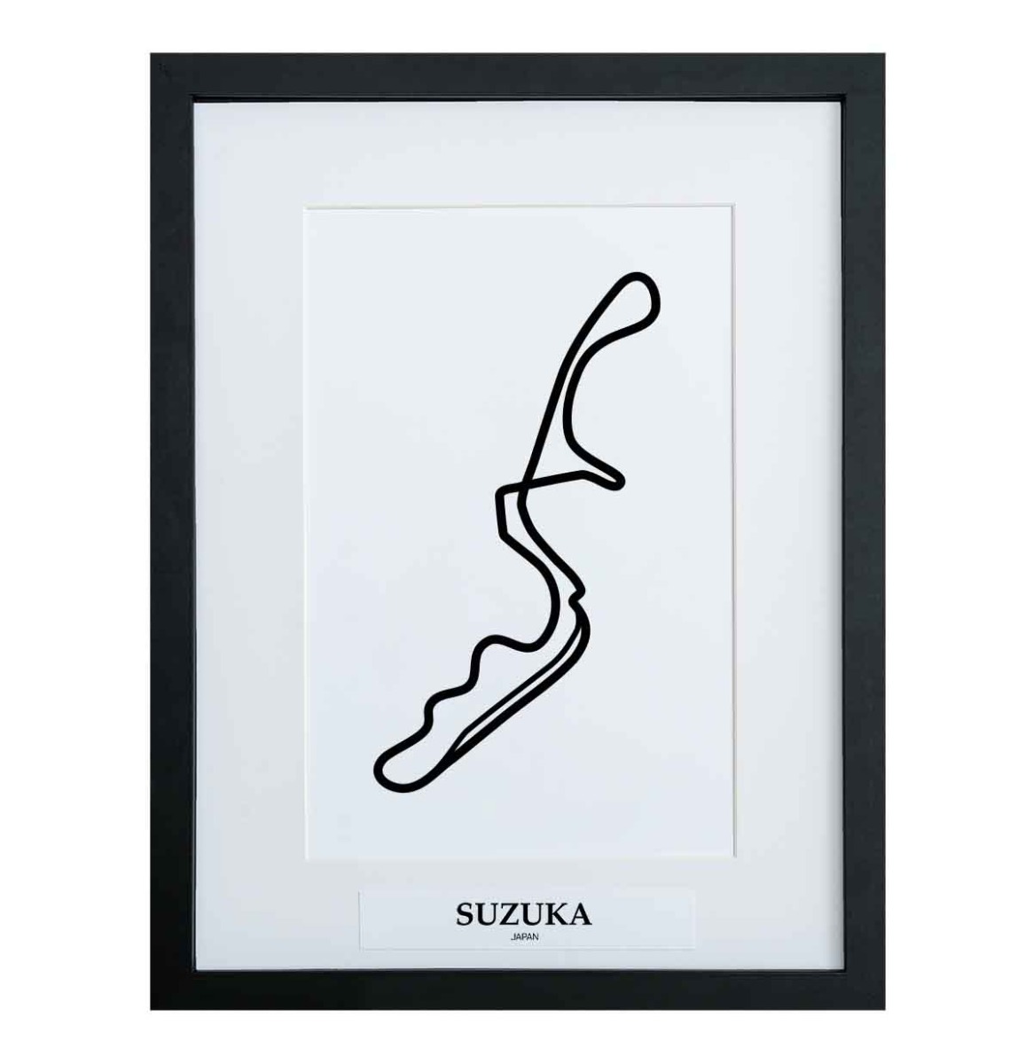 Formule 1 Circuit Suzuka 3D Print - Zwart | Formula 1