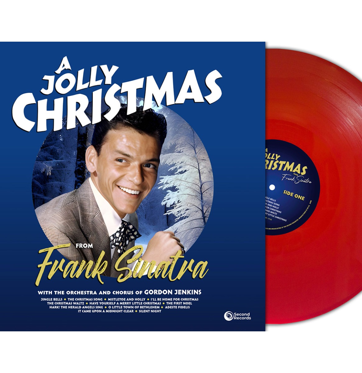 Frank Sinatra - A Jolly Christmas from Frank Sinatra (Rood Vinyl) (LP) | Fiftiesstore