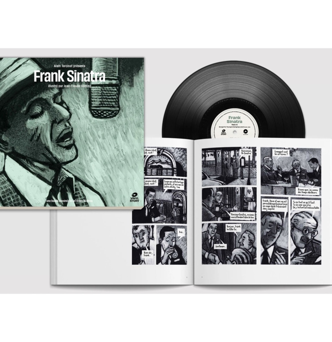Frank Sinatra - Frank Sinatra Vinyl Story + Comic Boek (LP) | Fiftiesstore
