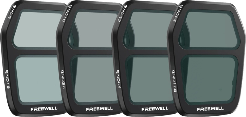 Freewell DJI Air 3S Filters Split ND 4 Pack