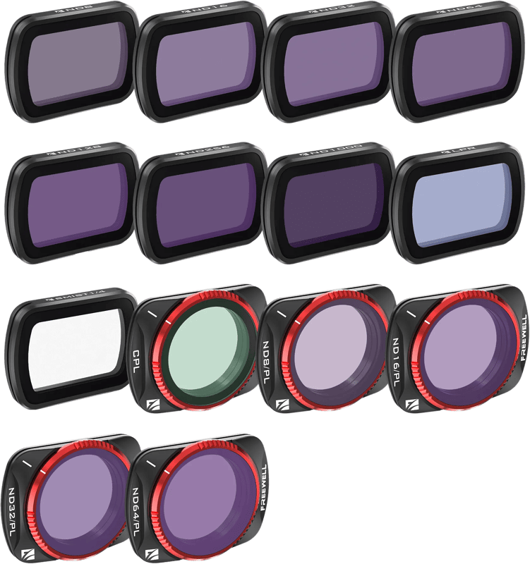 Freewell DJI Osmo Pocket 3/4 Filters Mega Kit 14 Pack