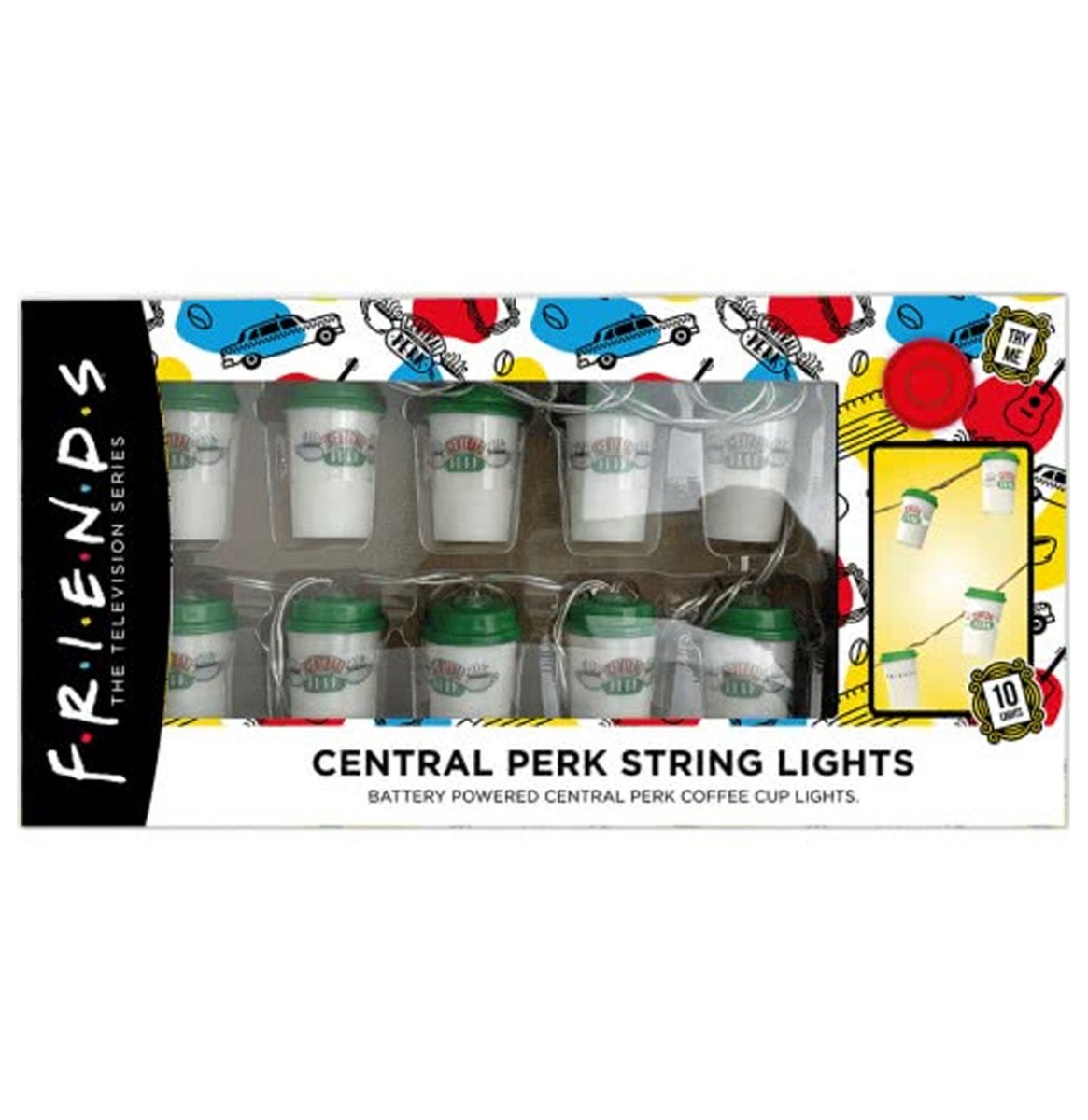 Friends: Lichtslinger Van Koffiekopjes LAATSTE STUKS | 10% korting | Friends - Central Perk