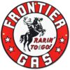Frontier Gas Emaille Bord 30 cm | Fiftiesstore