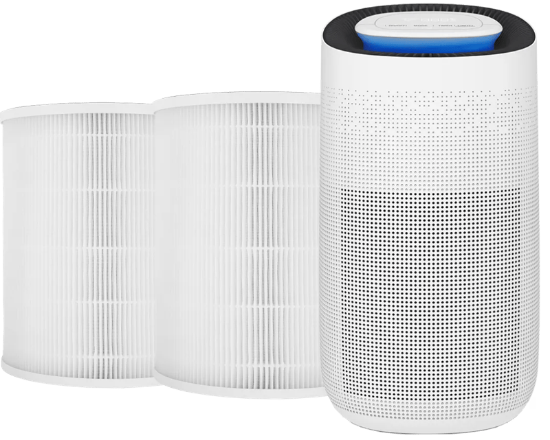 Fuave Pure Air Purifier Wit + Fuave pure air + Fuave HEPA Filter Pure Air (2x)