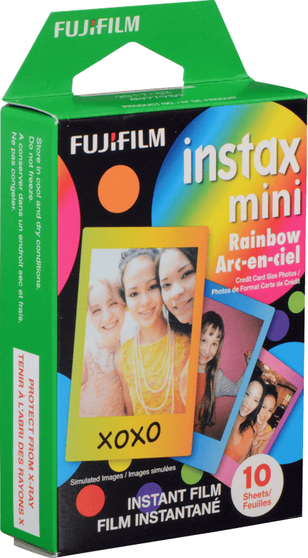 Fujifilm Instax Colorfilm Mini Rainbow (10 stuks)