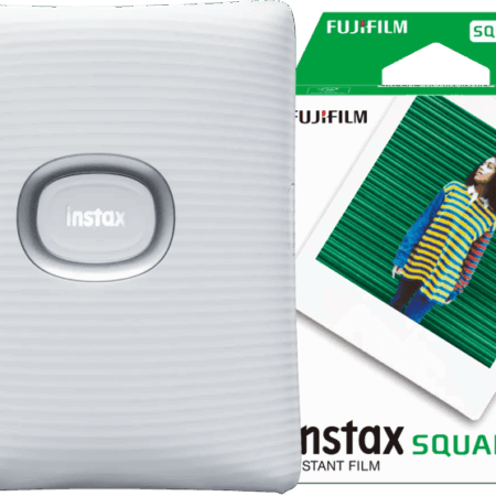 Fujifilm Instax Square Link White + Fujifilm Instax Film Square WW1 (10 stuks)