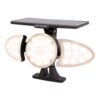 Fulco - LED Solar Wandlamp - Incl. Bewegingssensor - 3000K Warm wit - IP65 Waterdicht - Kantelbaar - Zonne energie | HOFTRONIC