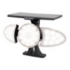 Fulco - LED Solar Wandlamp - Incl. Bewegingssensor - 6000K Daglicht wit - IP65 Waterdicht - Kantelbaar - Zonne energie | HOFTRONIC