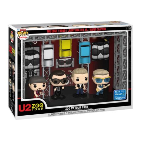 Funko Pop! Moment Deluxe: U2's Zoo TV Tour 1993 (2022 Gelimiteerde Editie Walmart Exclusief) - BESCHADIGDE DOOS | Funko