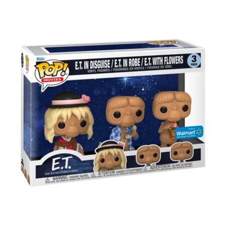 Funko Pop! Movies: E.T. 40th Anniversary 3 Pack - Walmart Exclusive | Funko
