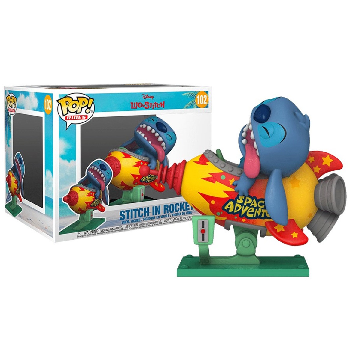 Funko Pop! Rides Super Deluxe: Lilo & Stitch - Stitch in Raket | Disney