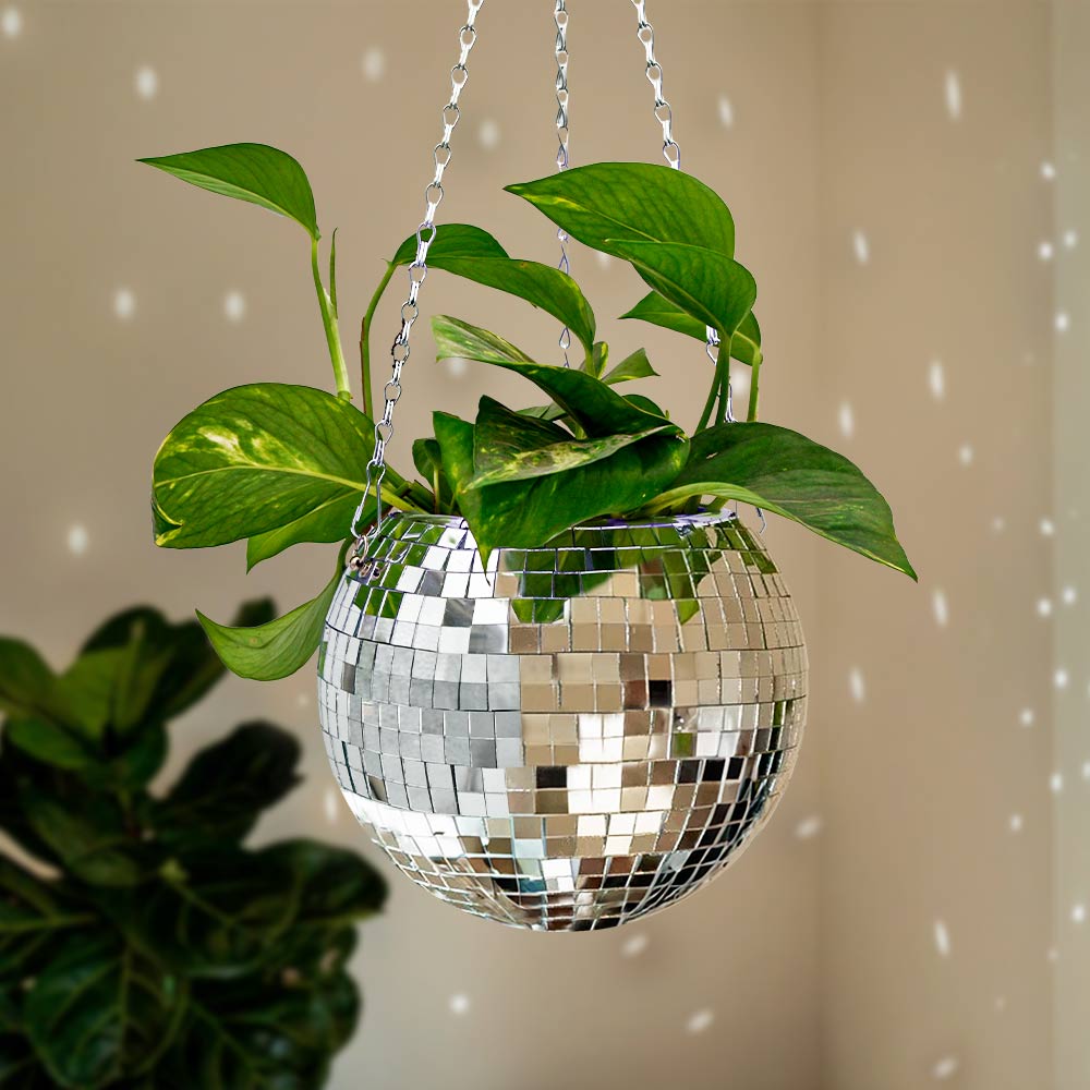 Funky Disco Planter - Disco plantenbak 13x18x20cm - 2L | MikaMax