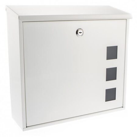 G2 G2 Aire wandbrievenbus staal - wit | G2