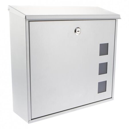 G2 G2 Aire wandbrievenbus staal - zilvergrijs | G2