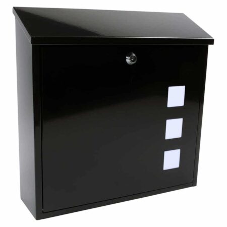 G2 G2 Aire wandbrievenbus staal - zwart | G2