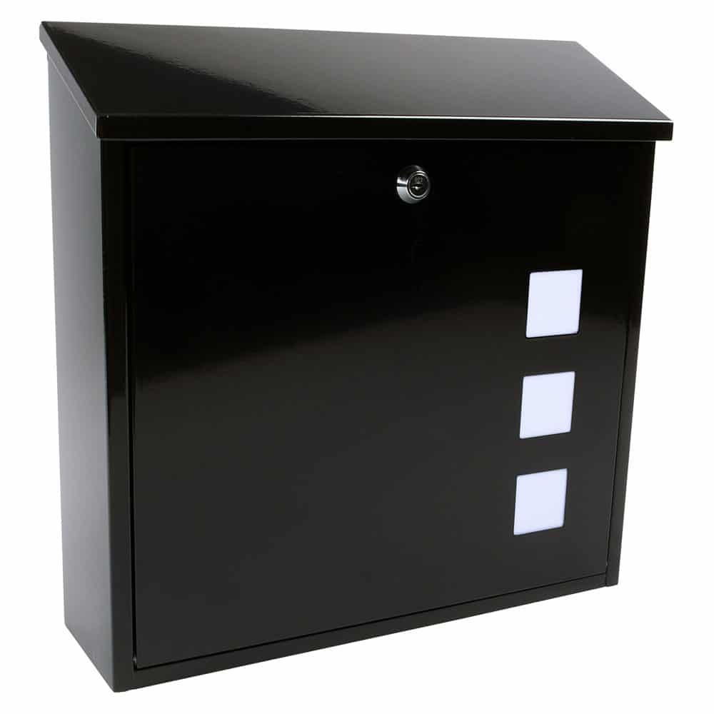 G2 G2 Aire wandbrievenbus staal - zwart | G2