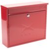 G2 G2 Elegance wandbrievenbus staal - rood | G2