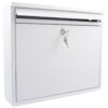 G2 G2 Elegance wandbrievenbus staal - wit | G2