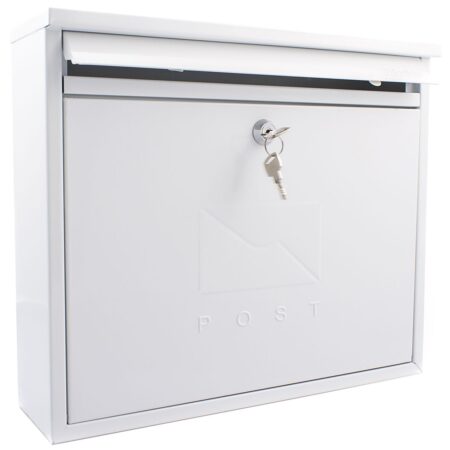 G2 G2 Elegance wandbrievenbus staal - wit | G2