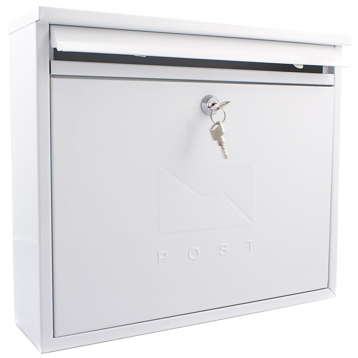 G2 G2 Elegance wandbrievenbus staal - wit | G2