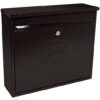 G2 G2 Elegance wandbrievenbus staal - zwart | G2