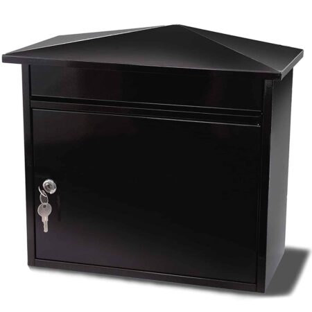 G2 G2 Mersey wandbrievenbus staal - zwart | G2