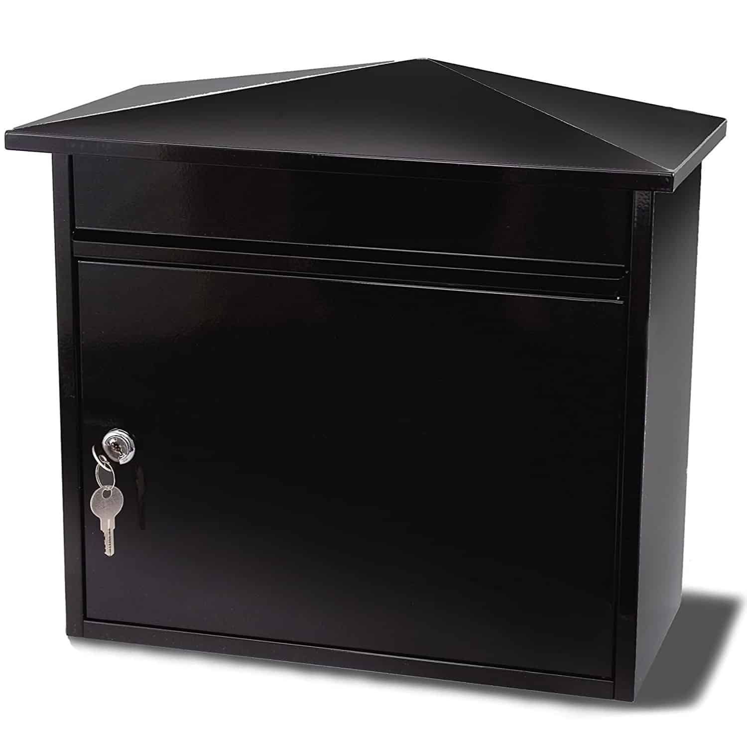 G2 G2 Mersey wandbrievenbus staal - zwart | G2