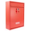 G2 G2 Trent wandbrievenbus staal - rood | G2