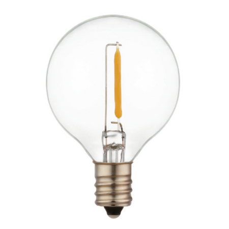 G40 LED Filamentlamp E12 - 3 Volt 0