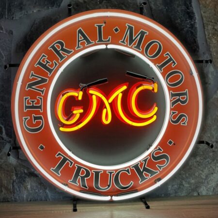 GMC General Motors Trucks Logo Neon Verlichting 60 cm - Oranje