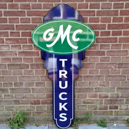 GMC Trucks Groot Stalen Bord - 122 x 60cm | Fiftiesstore