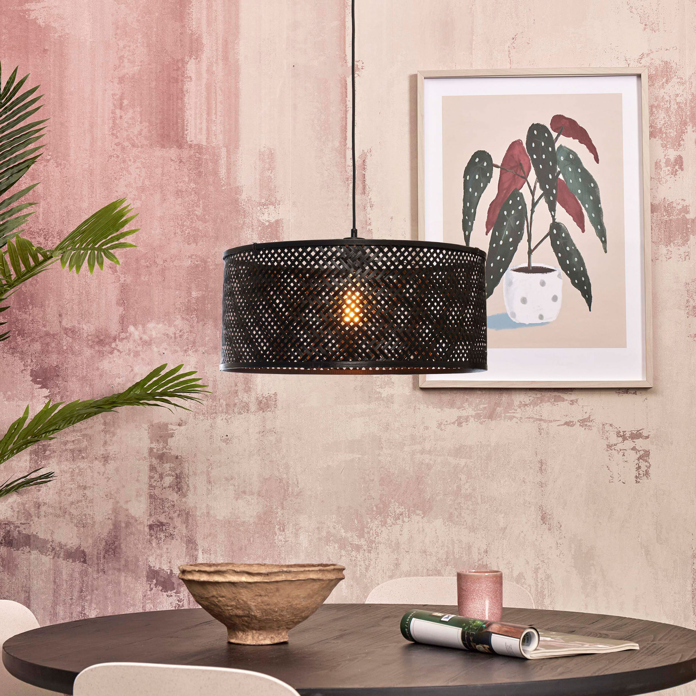 GOOD&MOJO Hanglamp 'Java' Bamboe
