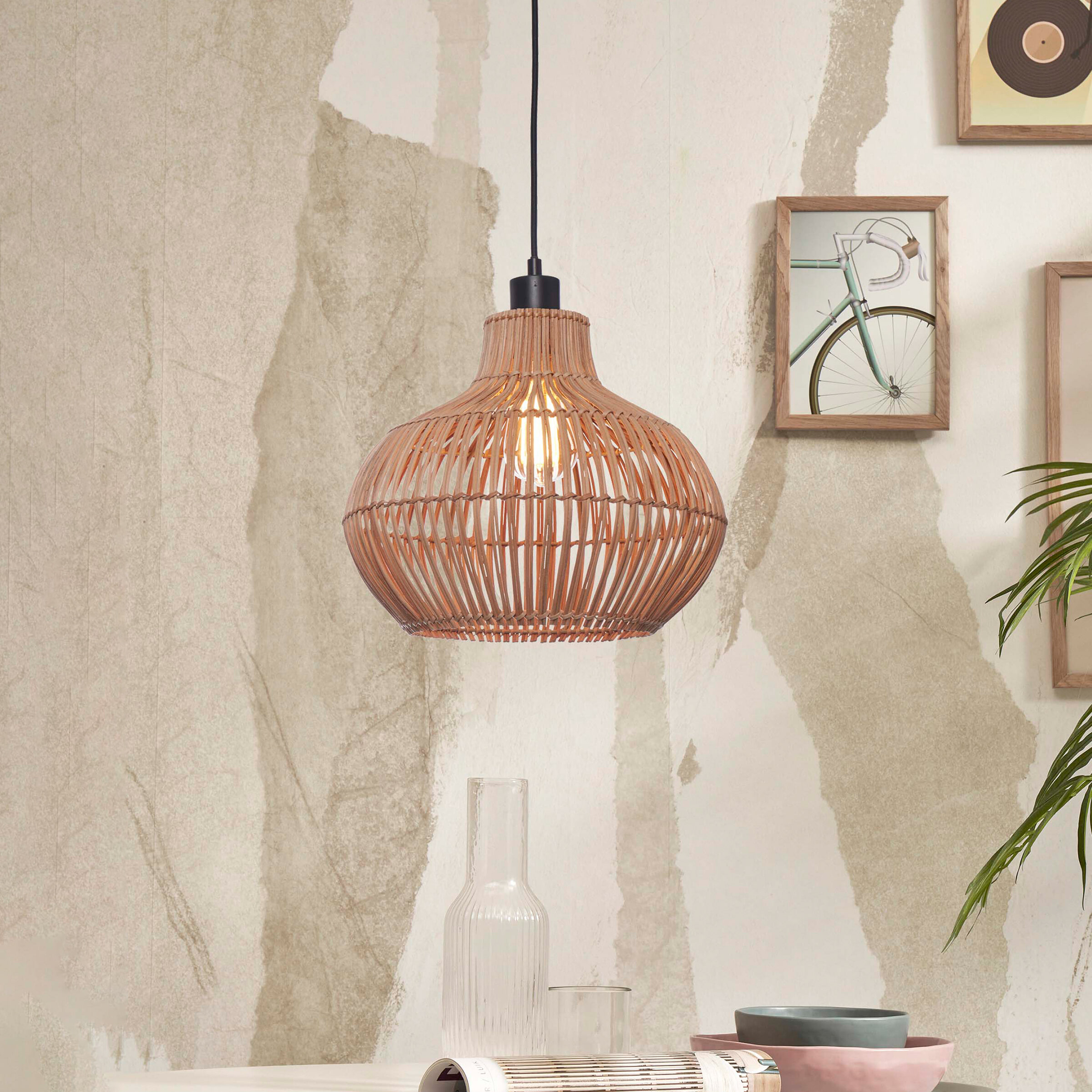 GOOD&MOJO Hanglamp 'Kalahari' Rotan