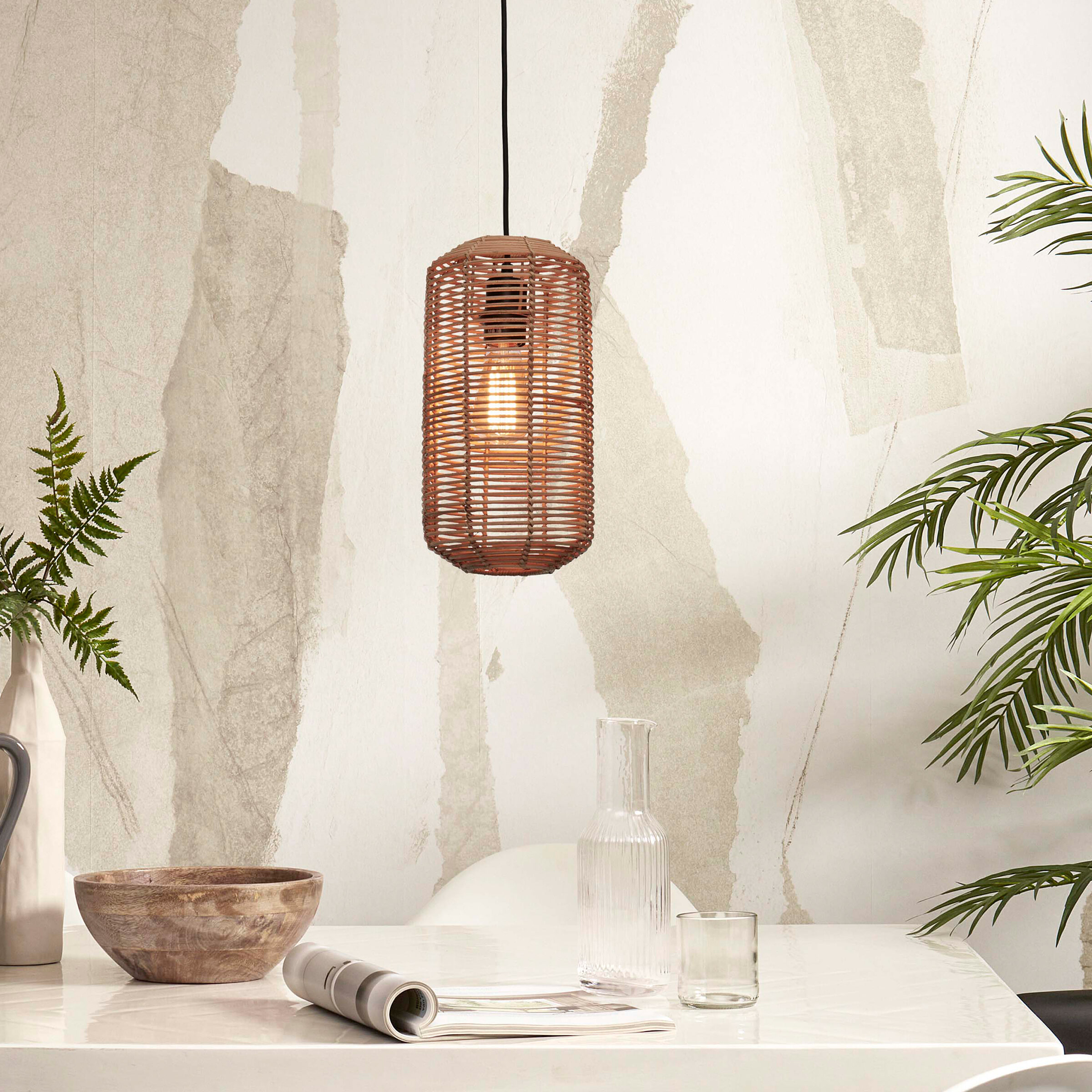 GOOD&MOJO Hanglamp 'Tanami' Rotan