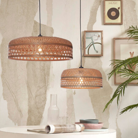 GOOD&MOJO Hanglamp 'Ubud' 2-lamps