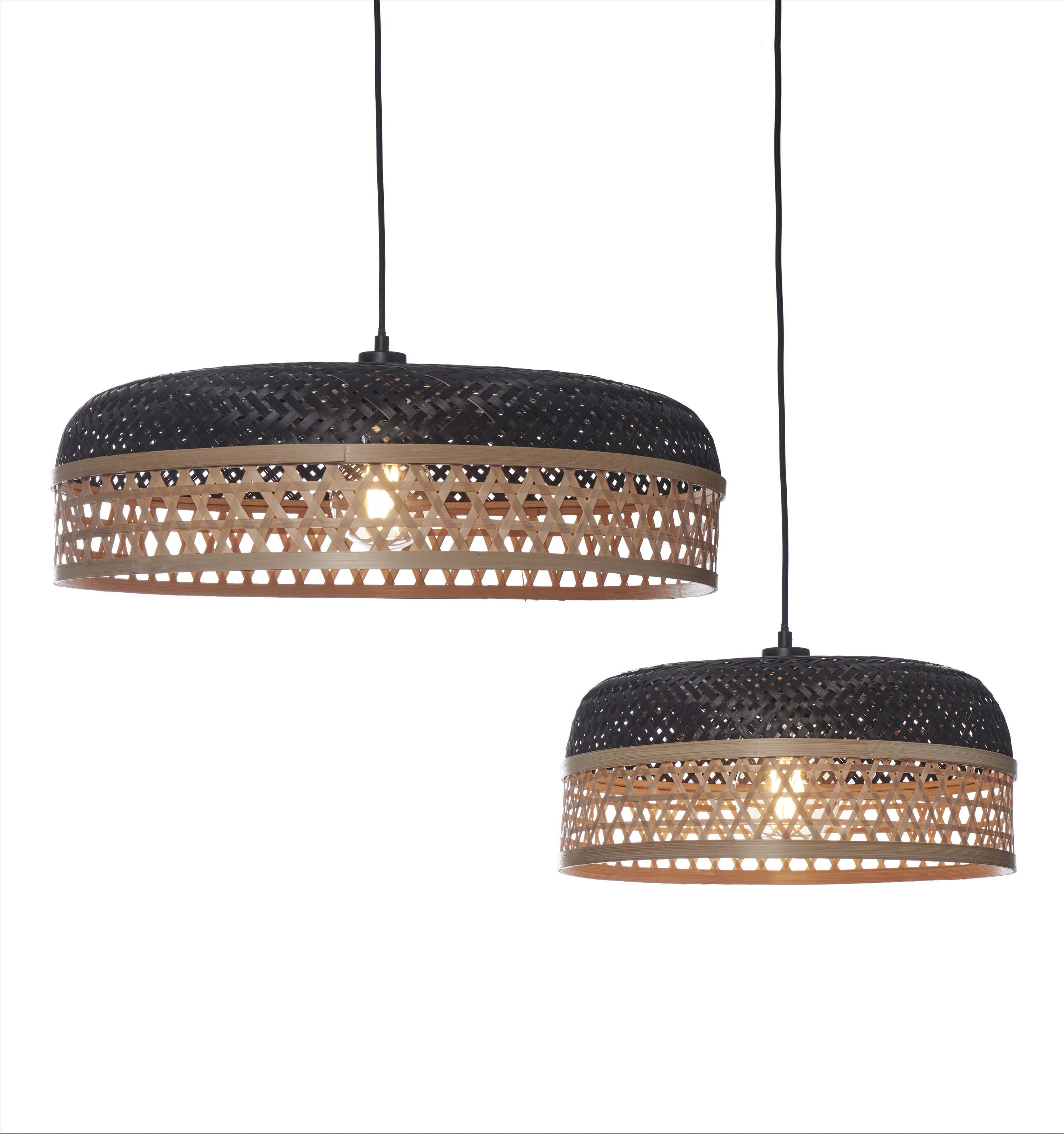 GOOD&MOJO Hanglamp 'Ubud' 2-lamps
