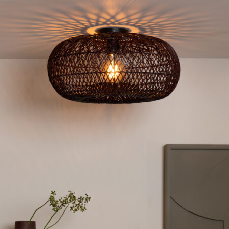 GOOD&MOJO Plafondlamp 'Arizona' Bamboe