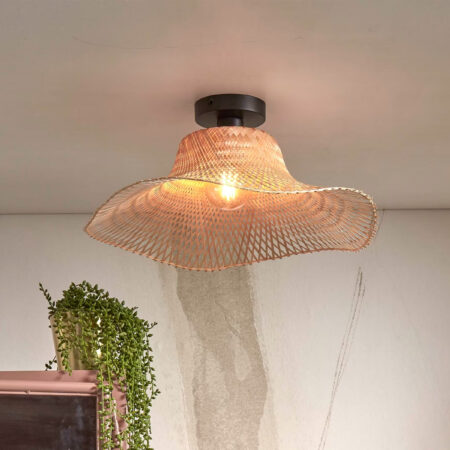 GOOD&MOJO Plafondlamp 'Ibiza' Bamboe
