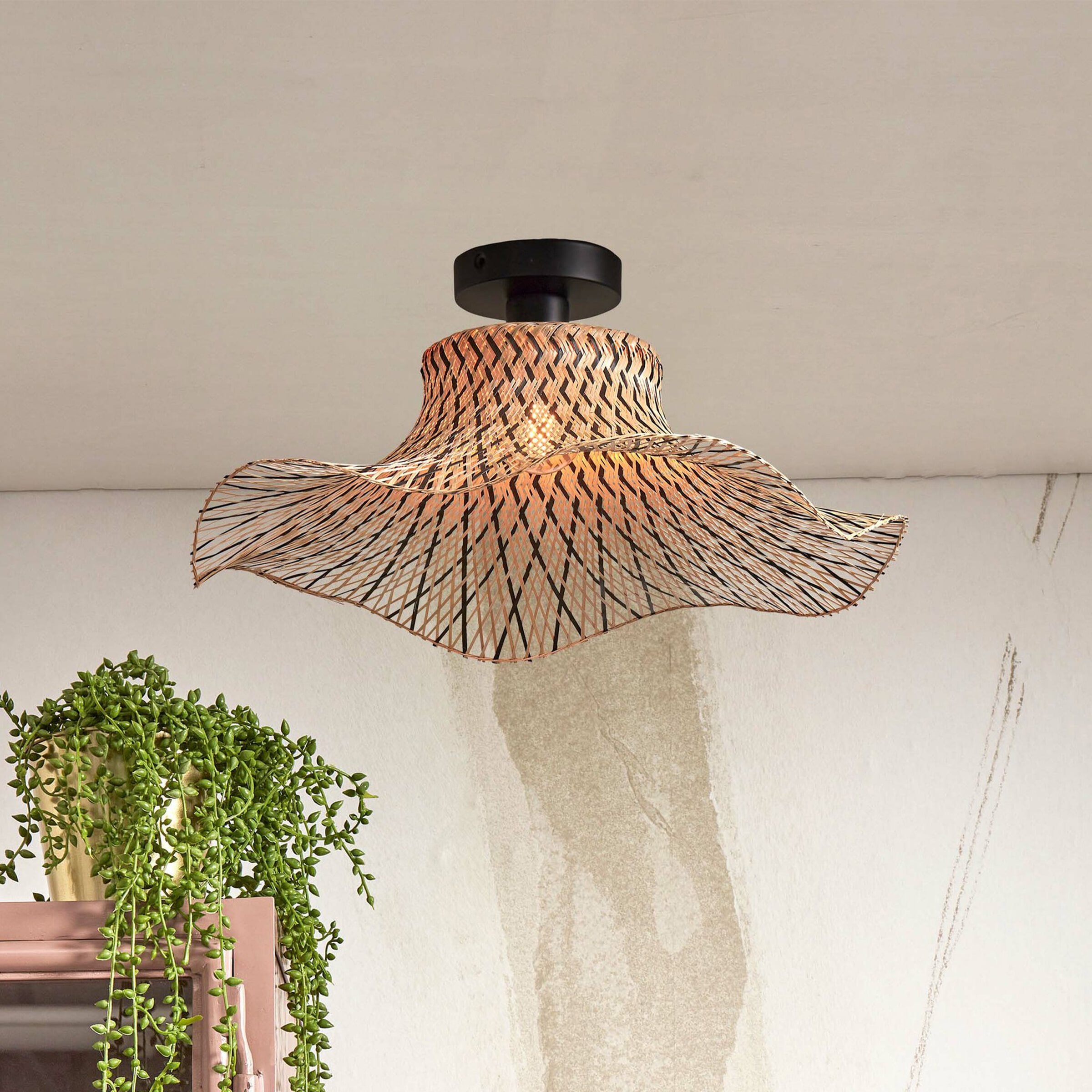 GOOD&MOJO Plafondlamp 'Ibiza' Bamboe