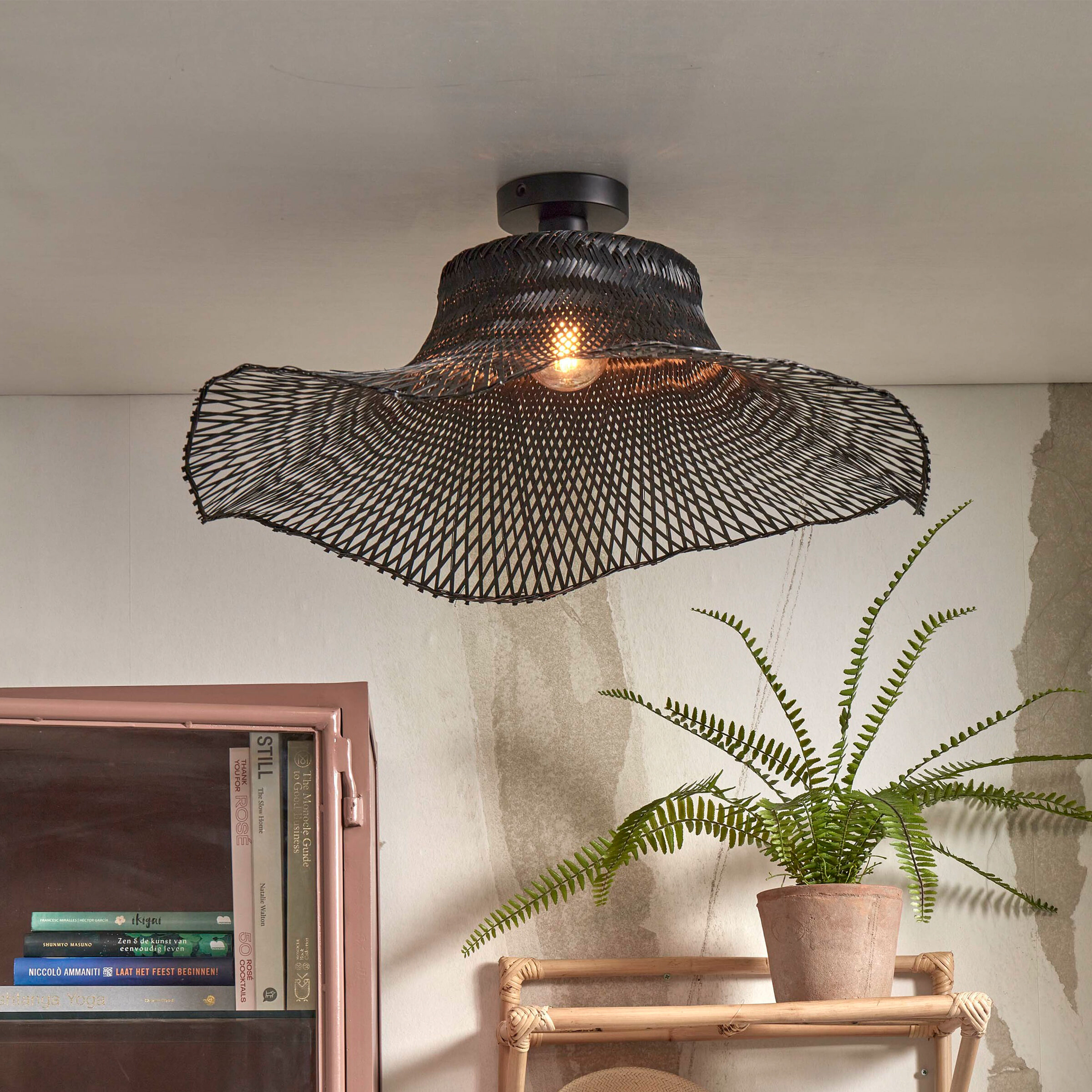 GOOD&MOJO Plafondlamp 'Ibiza' Bamboe