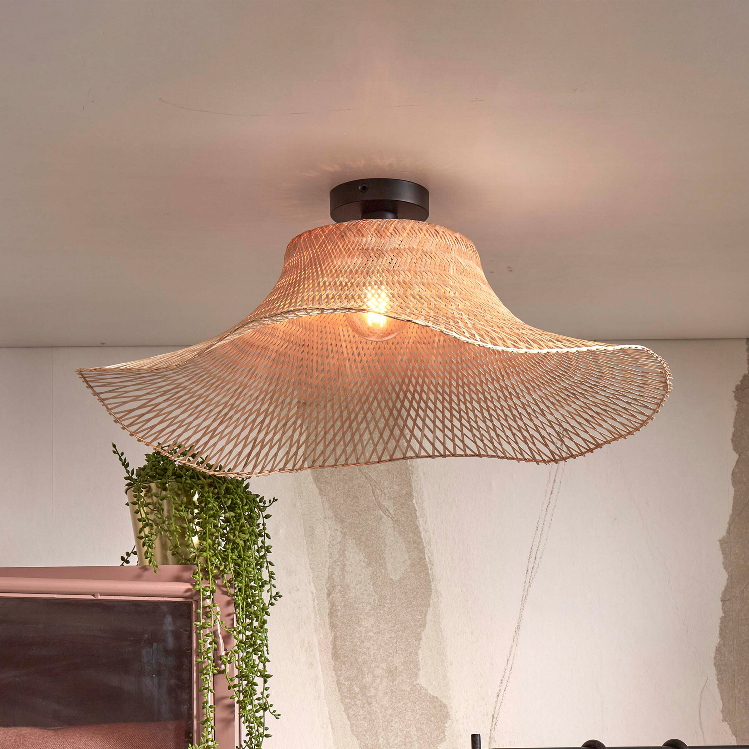 GOOD&MOJO Plafondlamp 'Ibiza' Bamboe