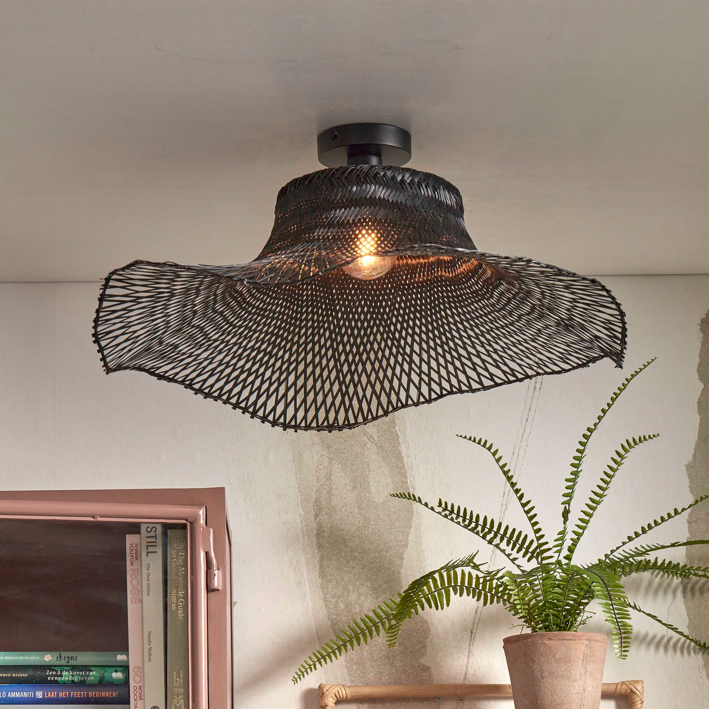 GOOD&MOJO Plafondlamp 'Ibiza' Bamboe