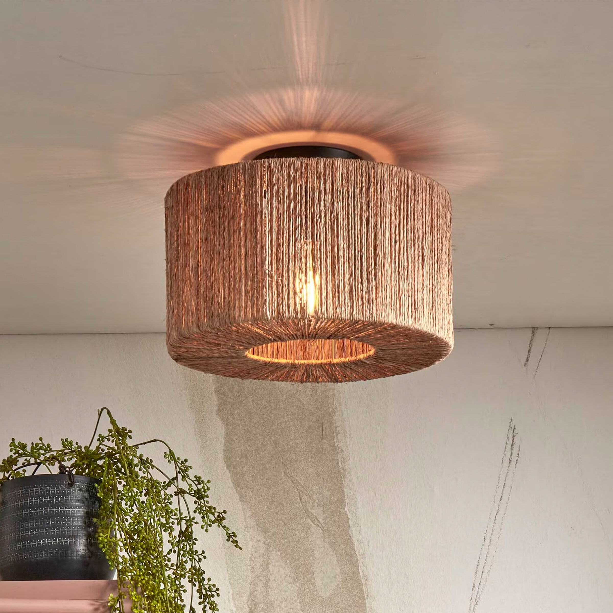 GOOD&MOJO Plafondlamp 'Iguazu' Jute