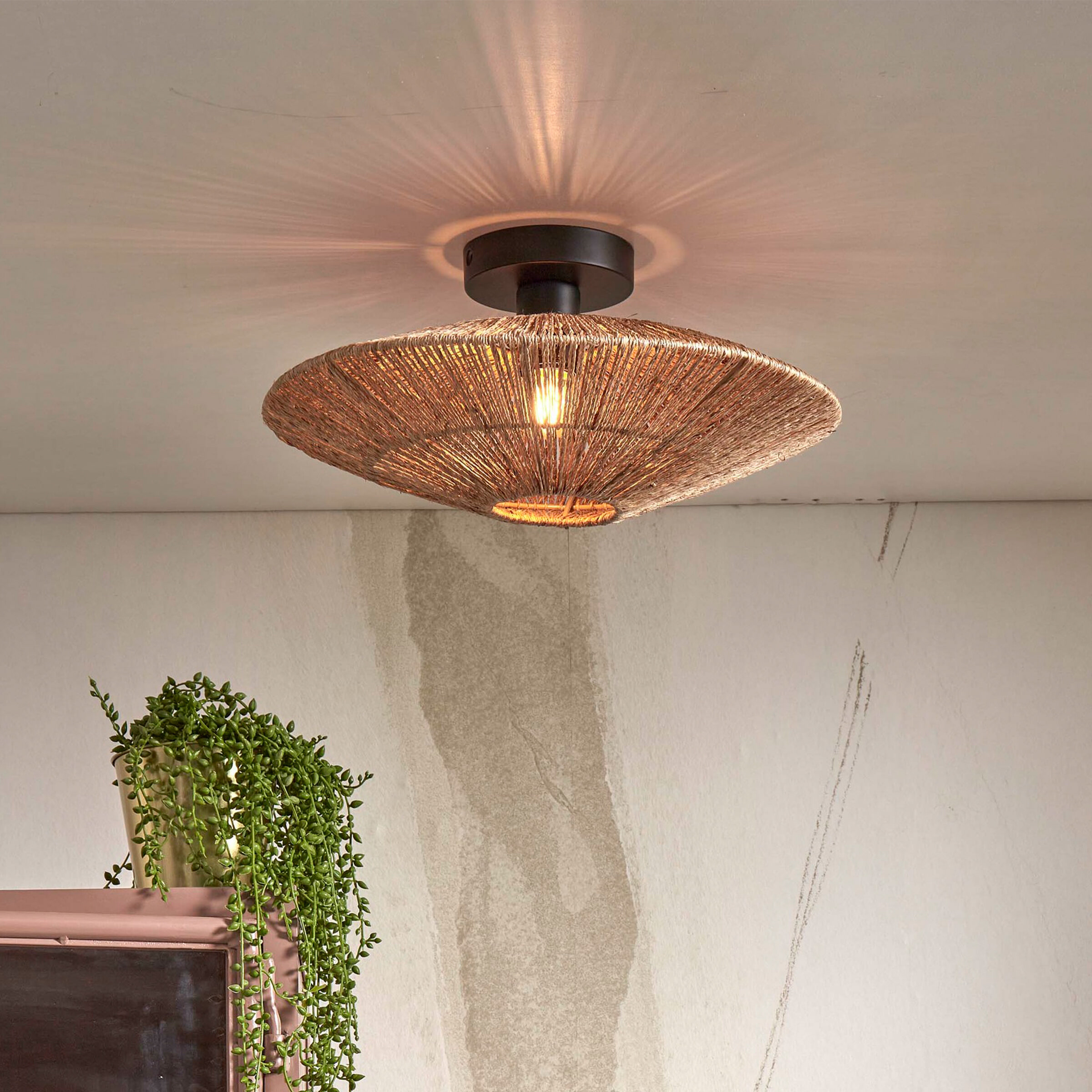 GOOD&MOJO Plafondlamp 'Iguazu' Jute