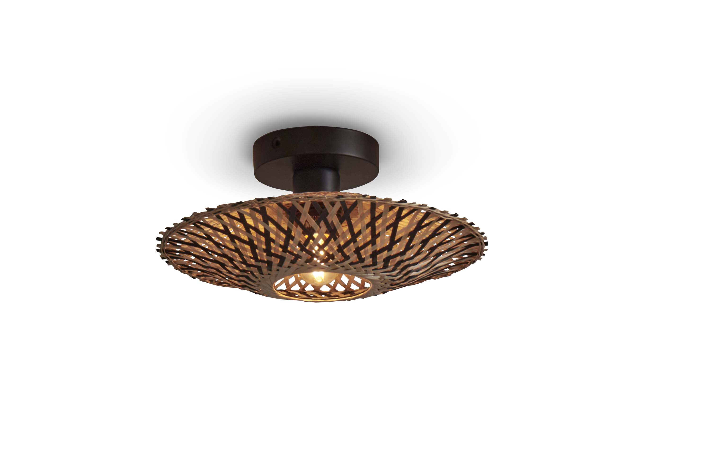 GOOD&MOJO Plafondlamp 'Kalimantan' Bamboe