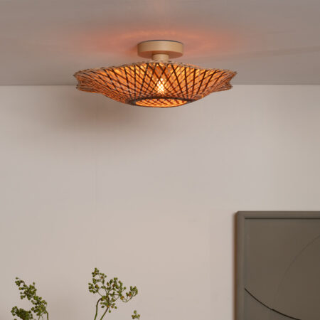 GOOD&MOJO Plafondlamp 'Madura' Bamboe